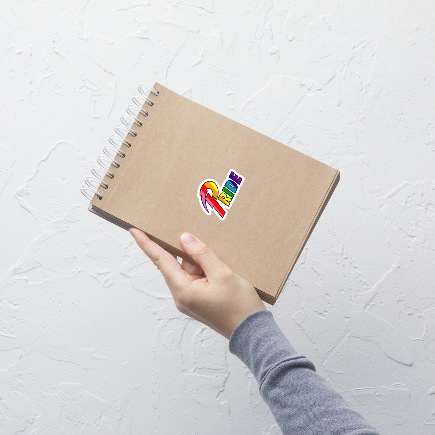 A Pride Bolt bubble-free stickers