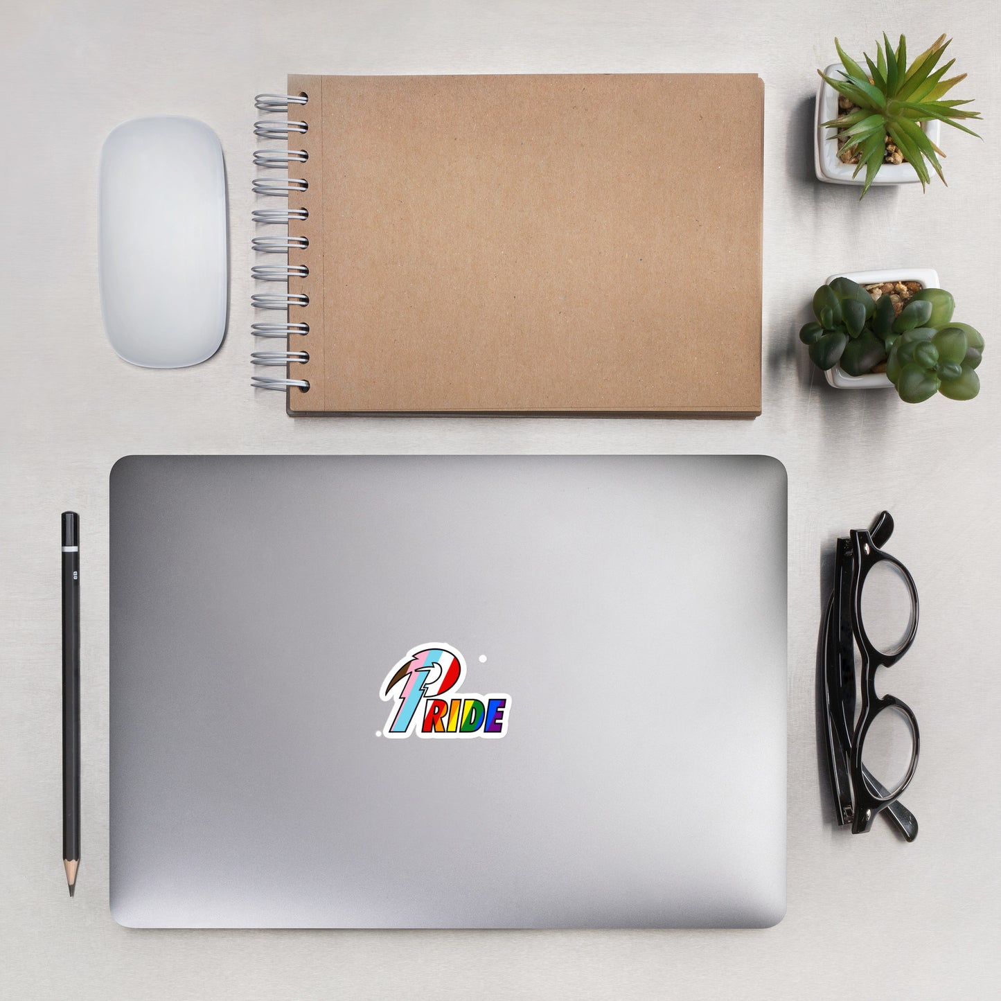 B Pride Bolt bubble-free stickers