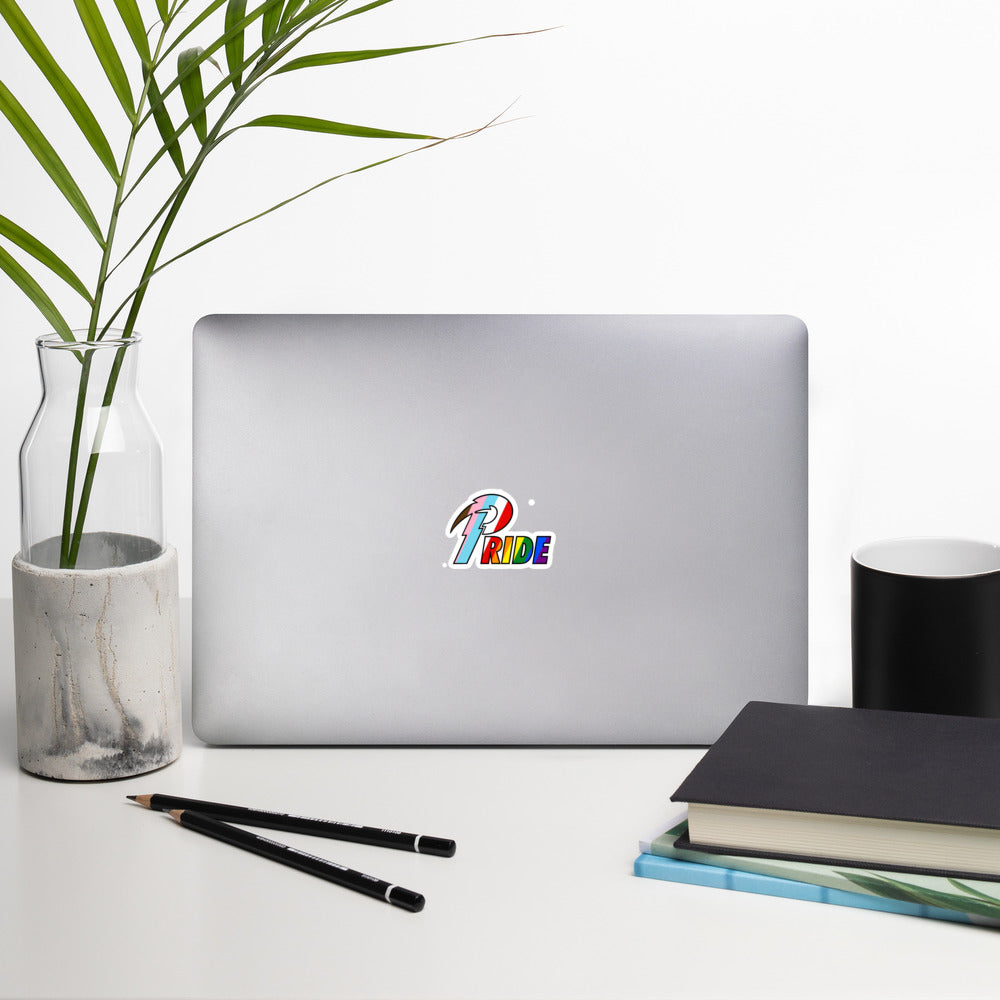 B Pride Bolt bubble-free stickers
