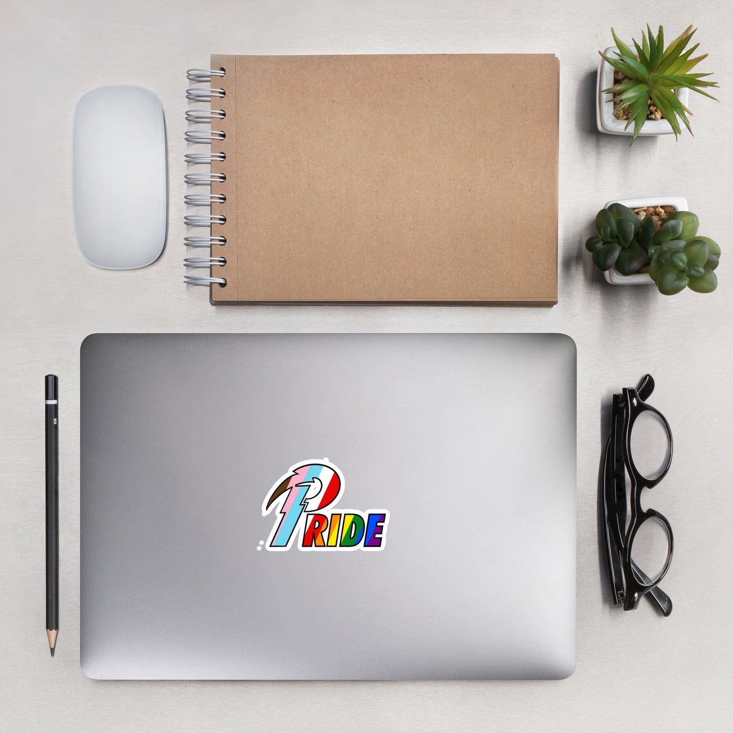 B Pride Bolt bubble-free stickers