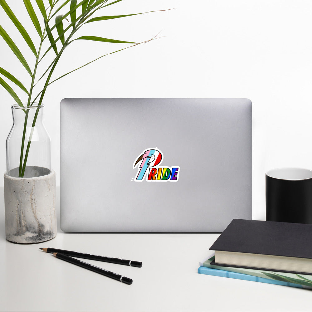 B Pride Bolt bubble-free stickers