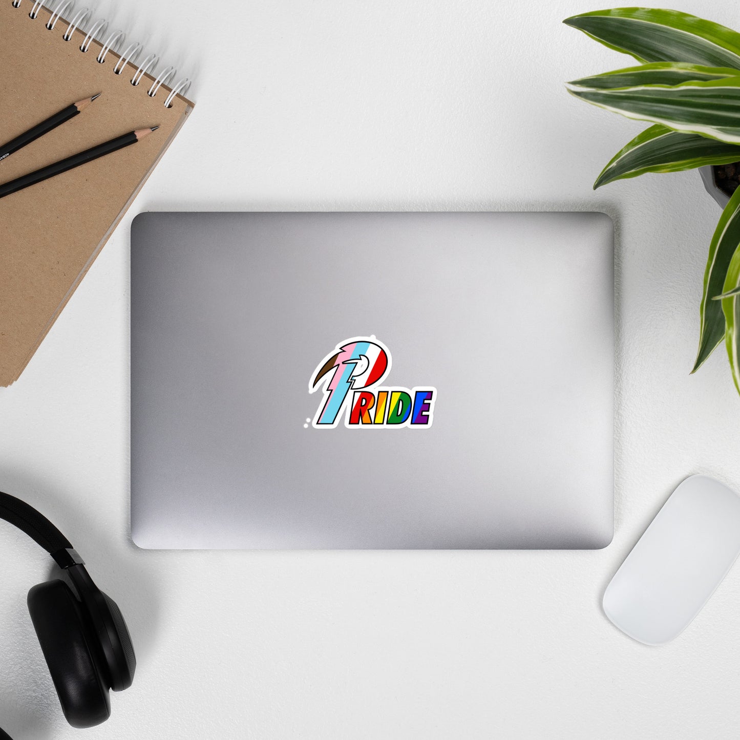 B Pride Bolt bubble-free stickers