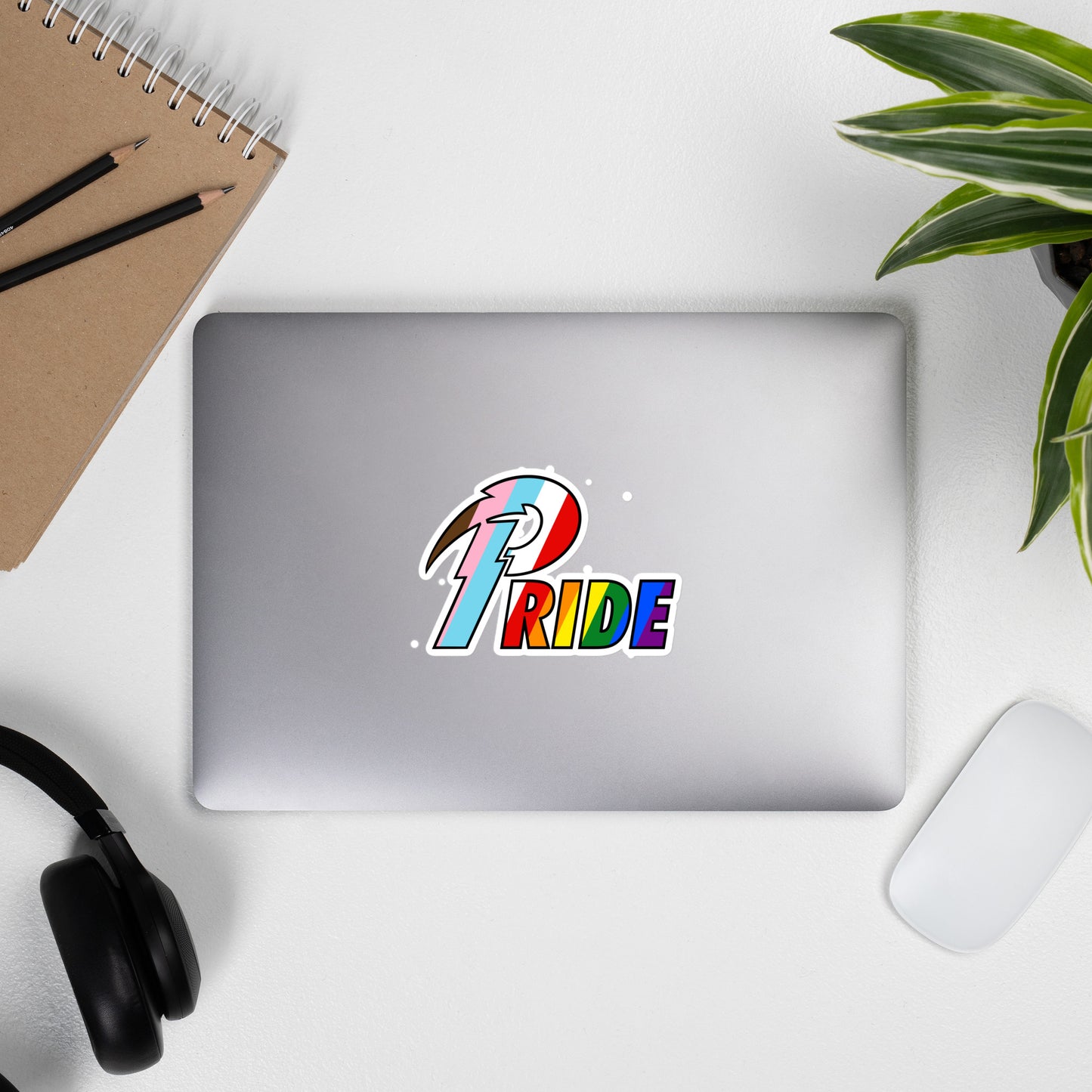 B Pride Bolt bubble-free stickers