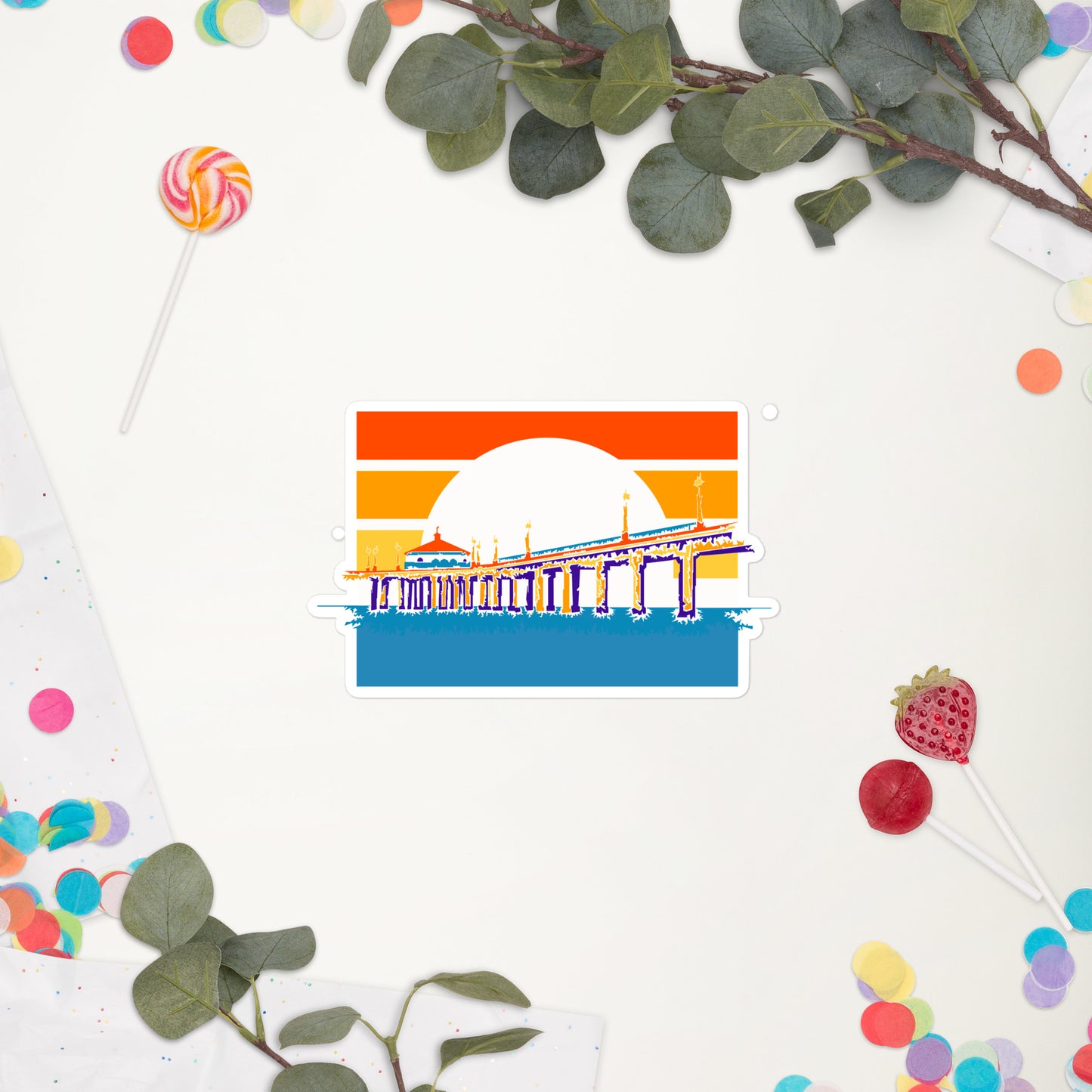 YLMB Pier bubble-free stickers