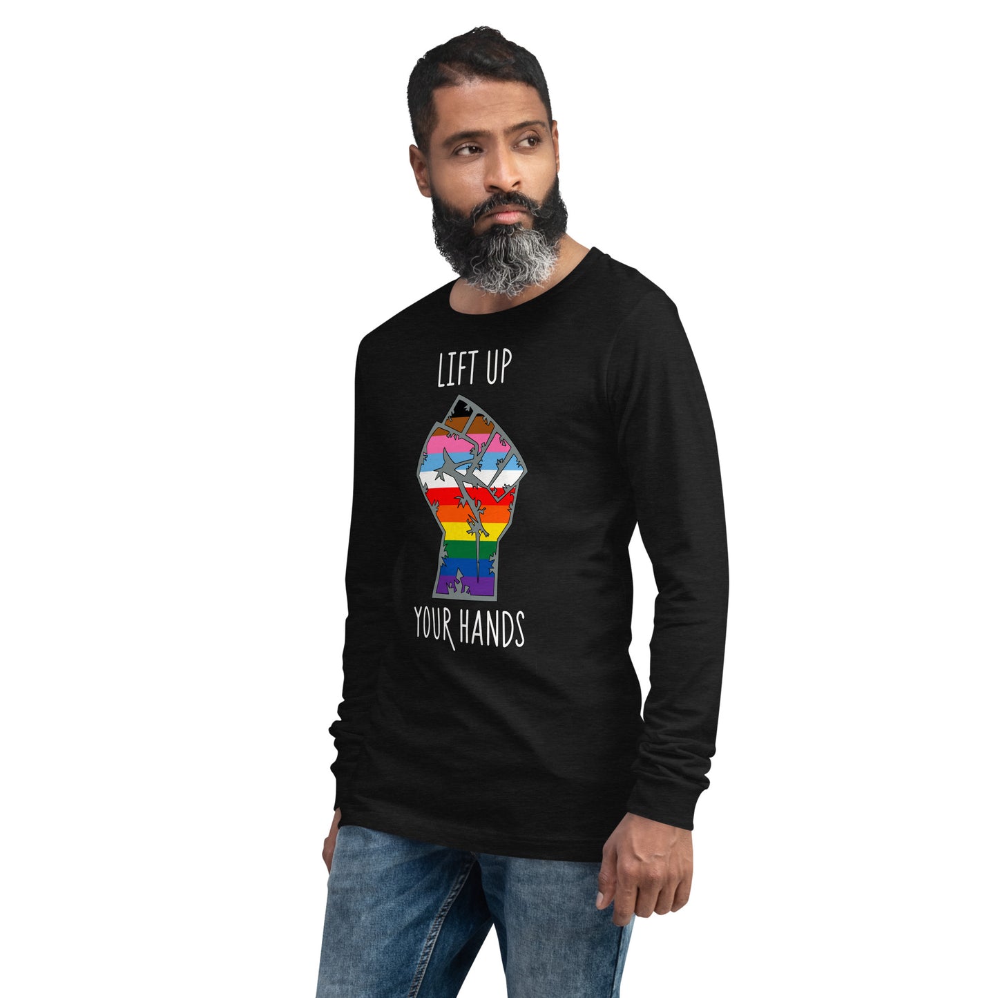 Lift Up Your Hands unisex long sleeve tee