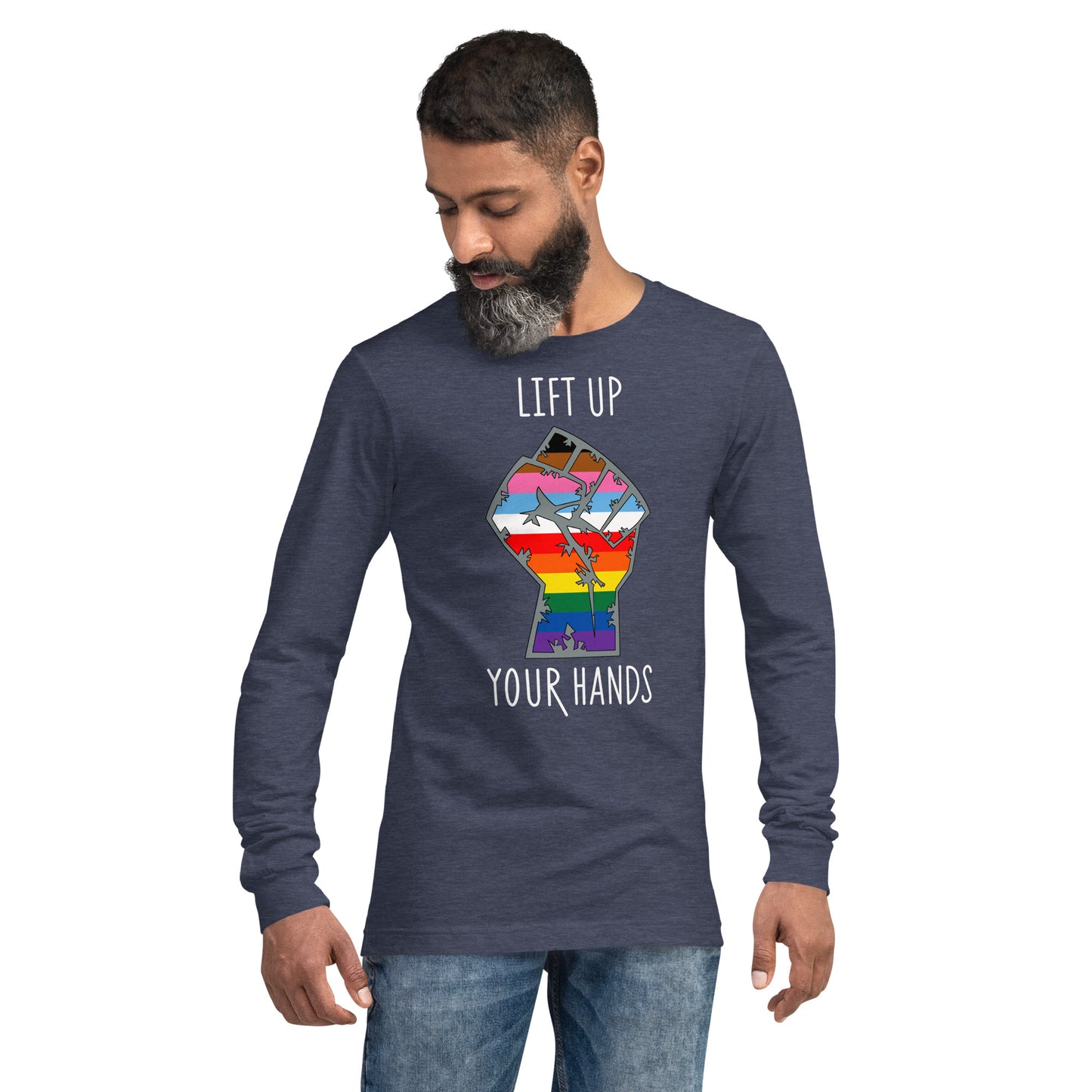 Lift Up Your Hands unisex long sleeve tee