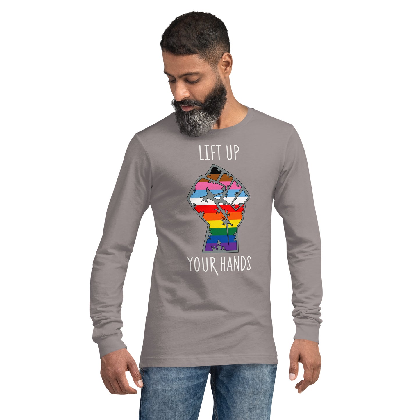 Lift Up Your Hands unisex long sleeve tee