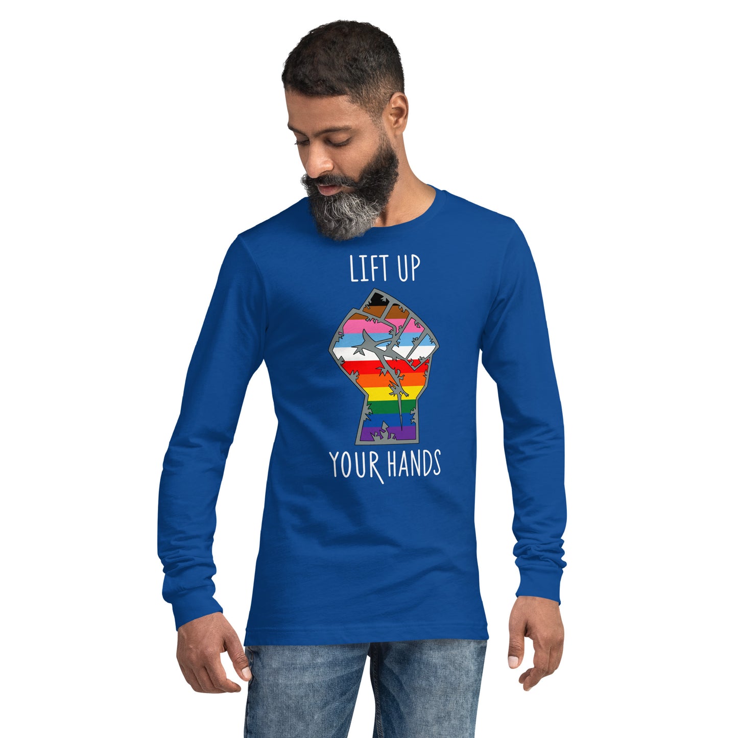 Lift Up Your Hands unisex long sleeve tee