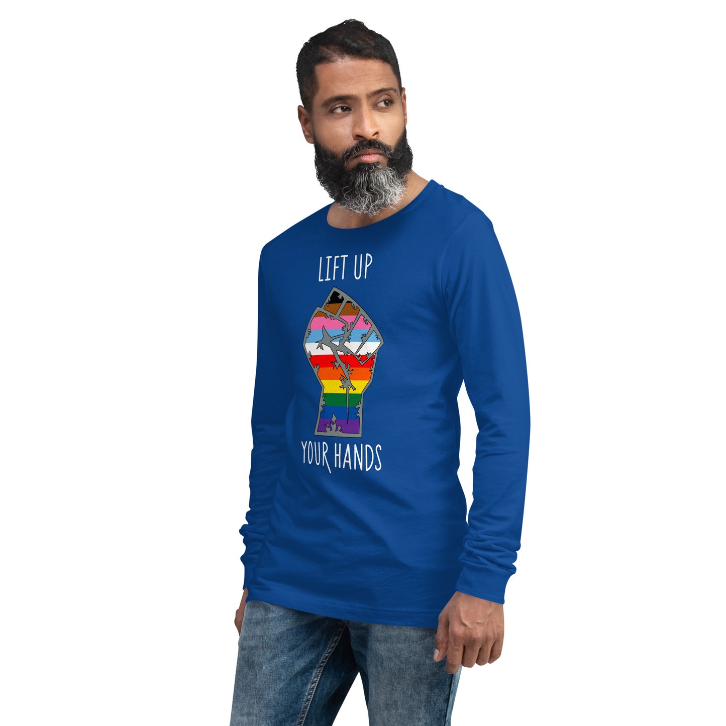 Lift Up Your Hands unisex long sleeve tee