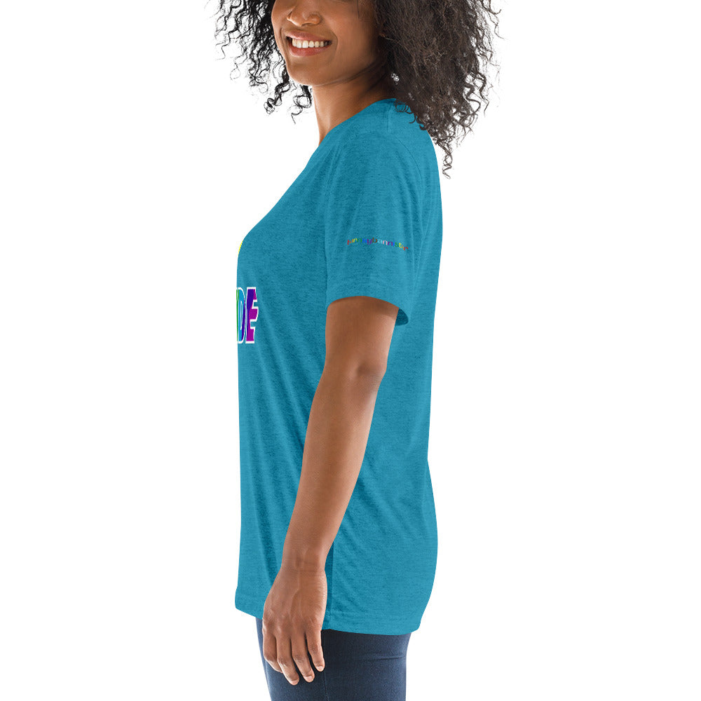 A Pride White Bolt short sleeve t-shirt