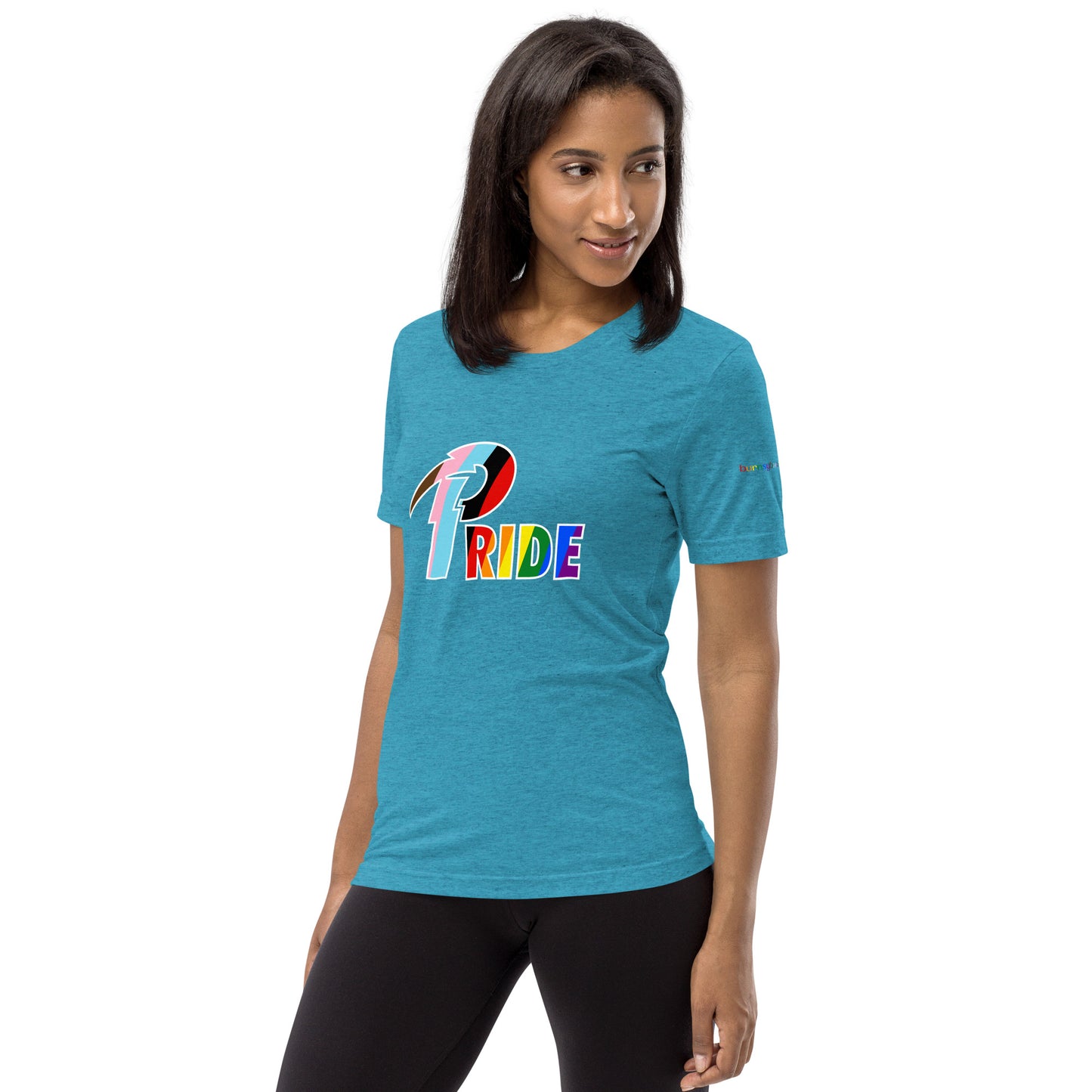 B Pride White Bolt short sleeve t-shirt