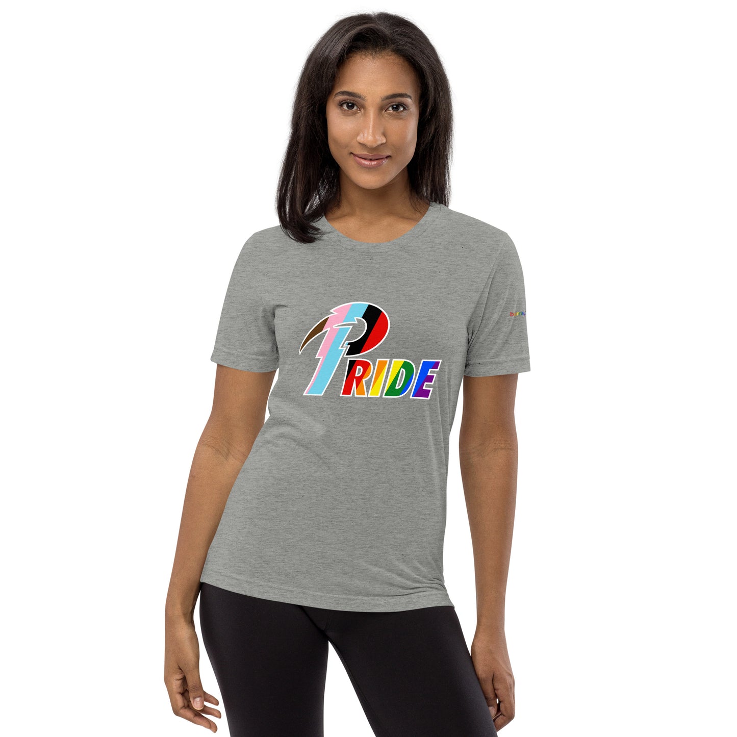 B Pride White Bolt short sleeve t-shirt