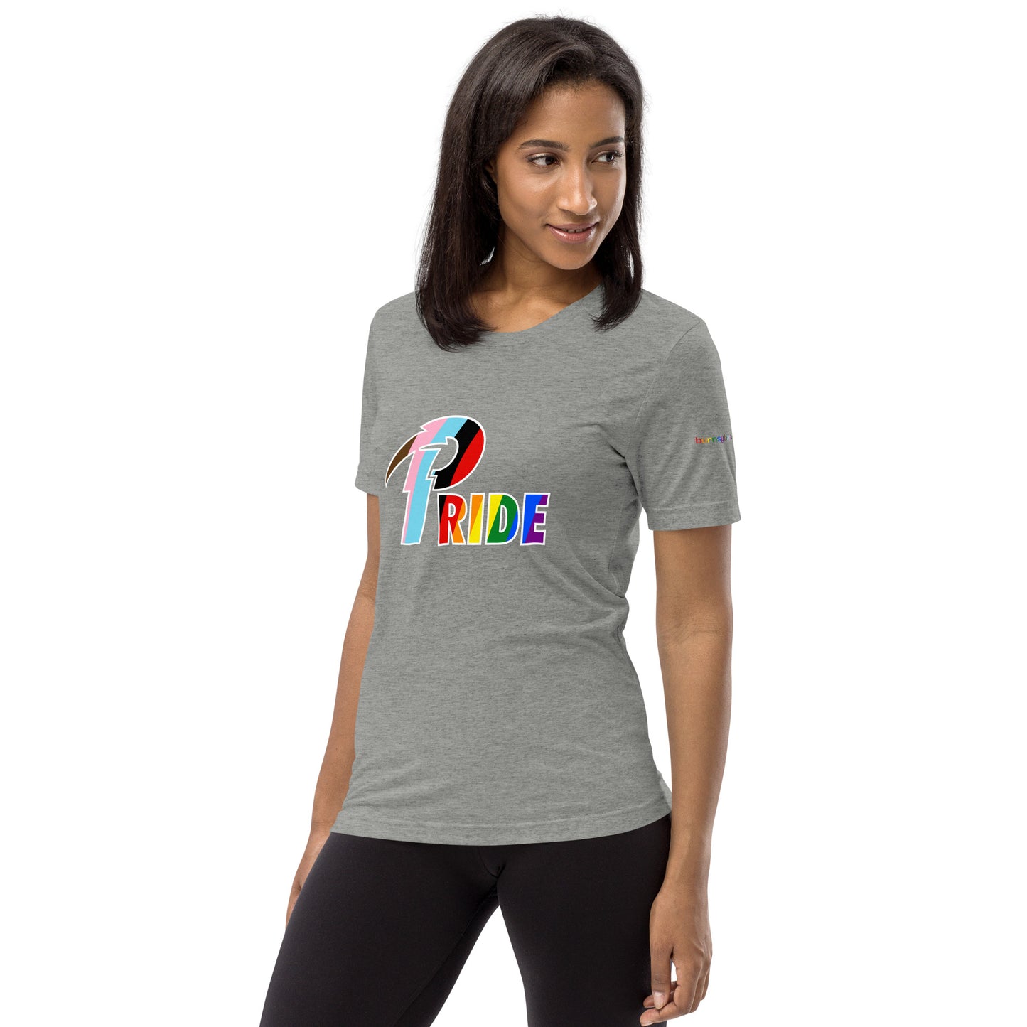 B Pride White Bolt short sleeve t-shirt