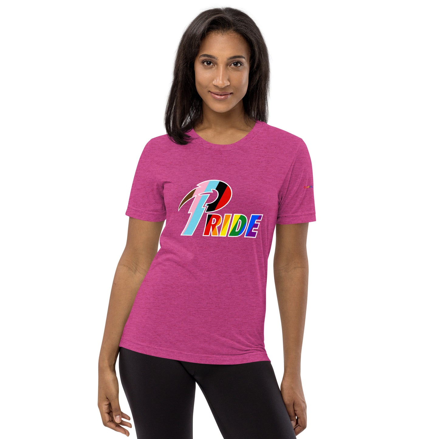 B Pride White Bolt short sleeve t-shirt