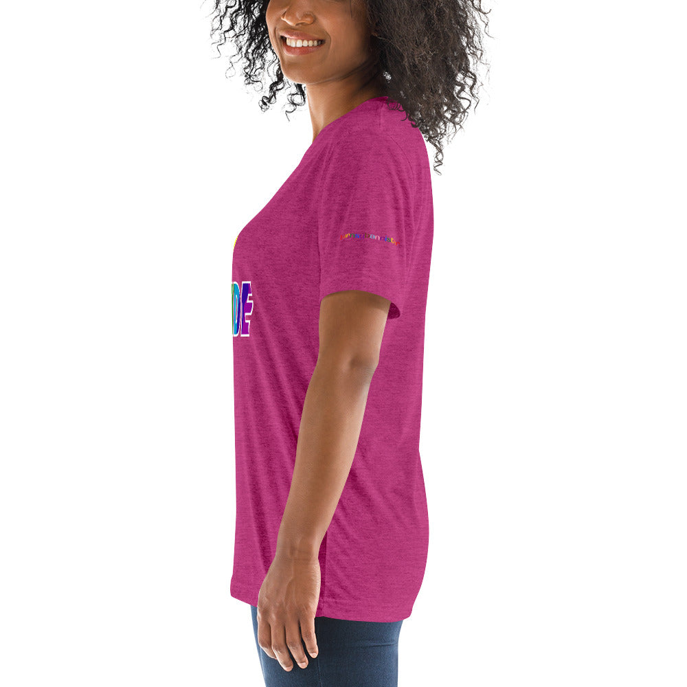 A Pride White Bolt short sleeve t-shirt