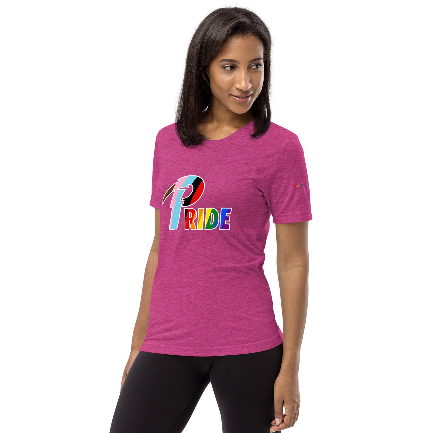 B Pride White Bolt short sleeve t-shirt