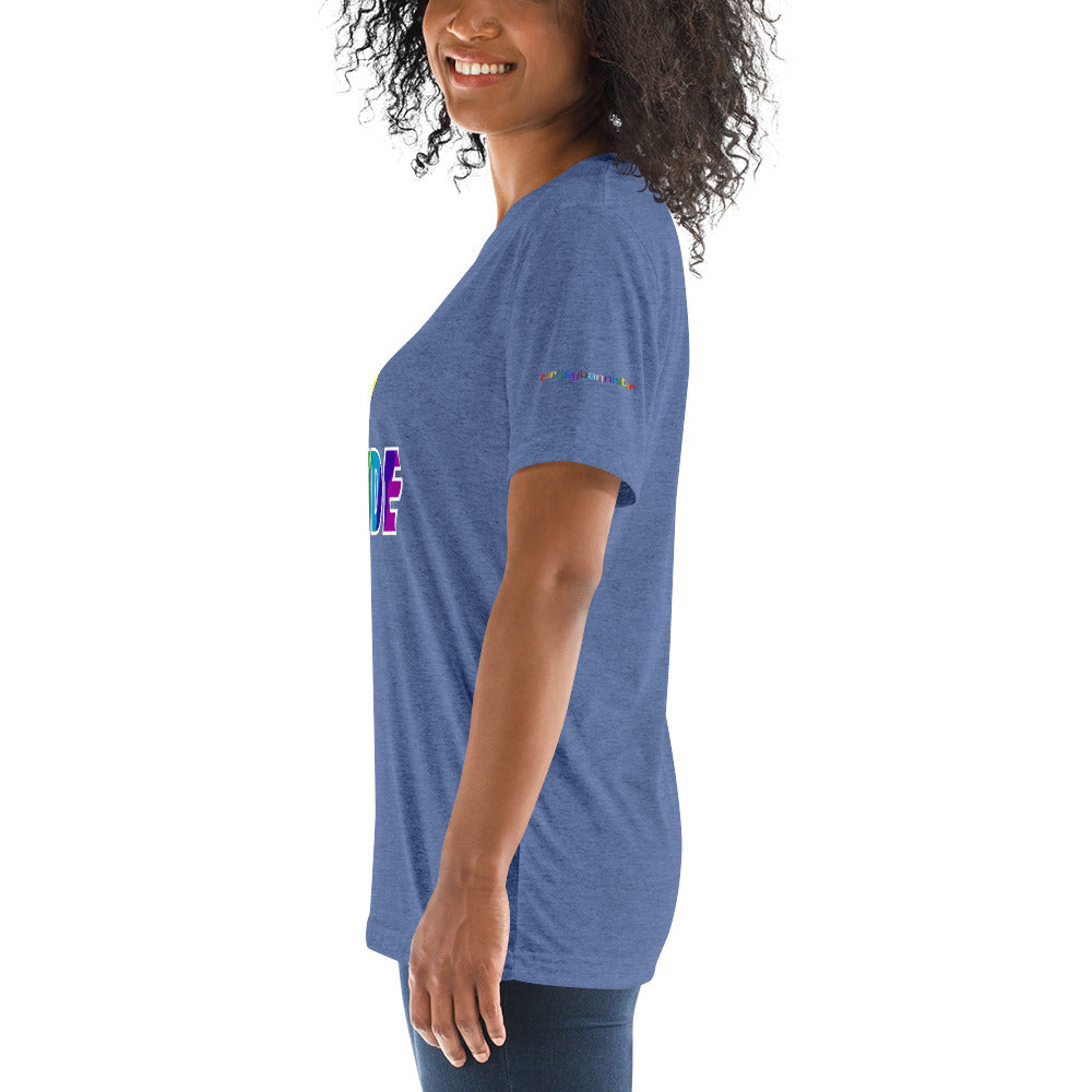 A Pride White Bolt short sleeve t-shirt
