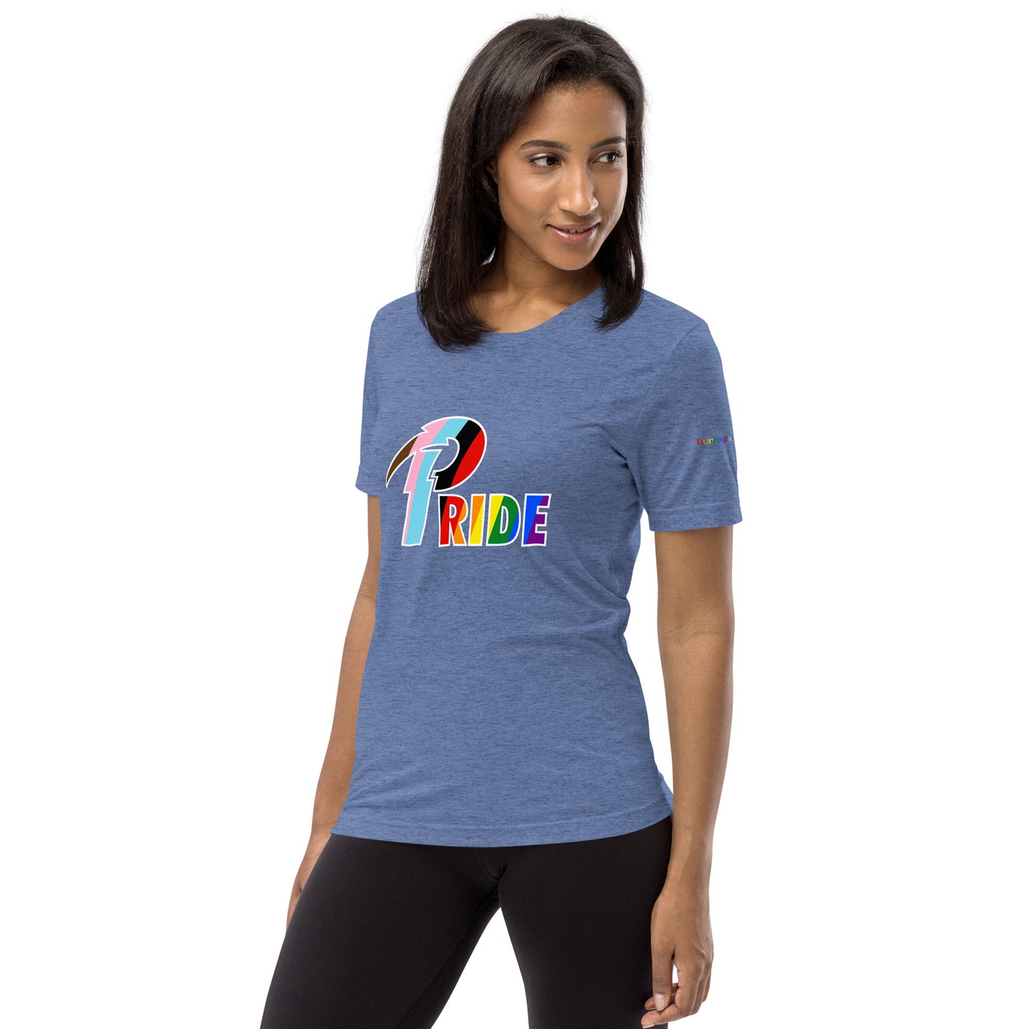 B Pride White Bolt short sleeve t-shirt