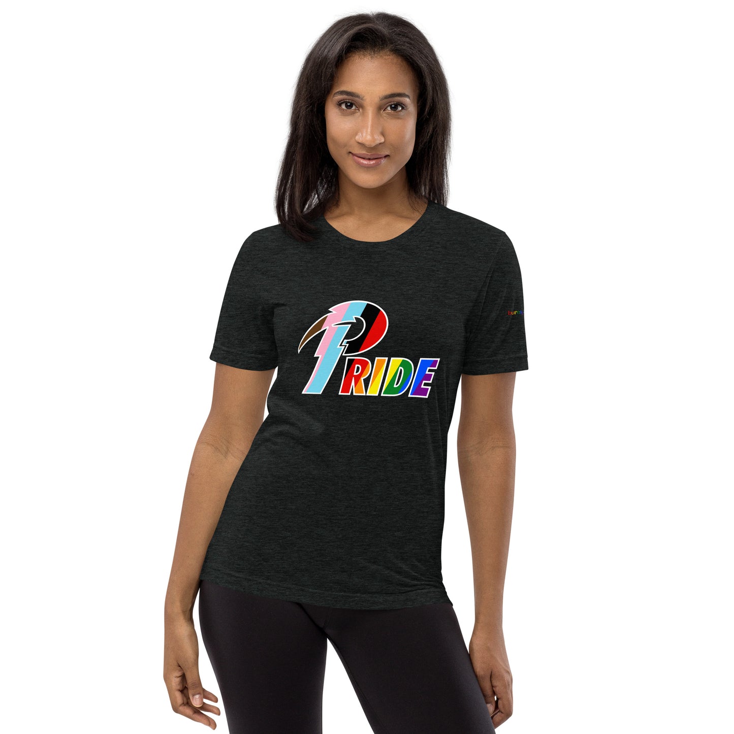 B Pride White Bolt short sleeve t-shirt