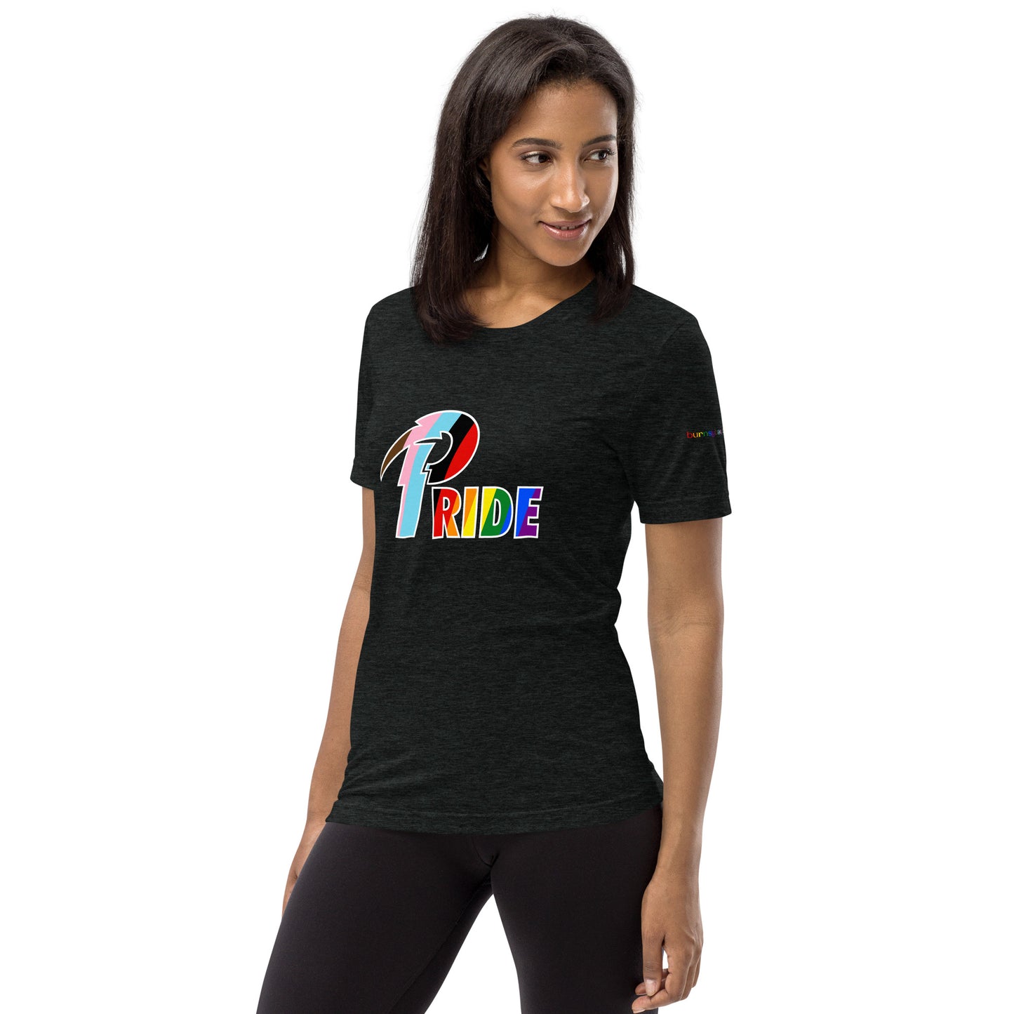 B Pride White Bolt short sleeve t-shirt