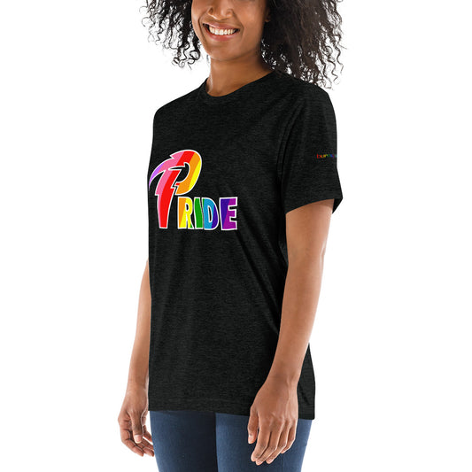 A Pride White Bolt short sleeve t-shirt