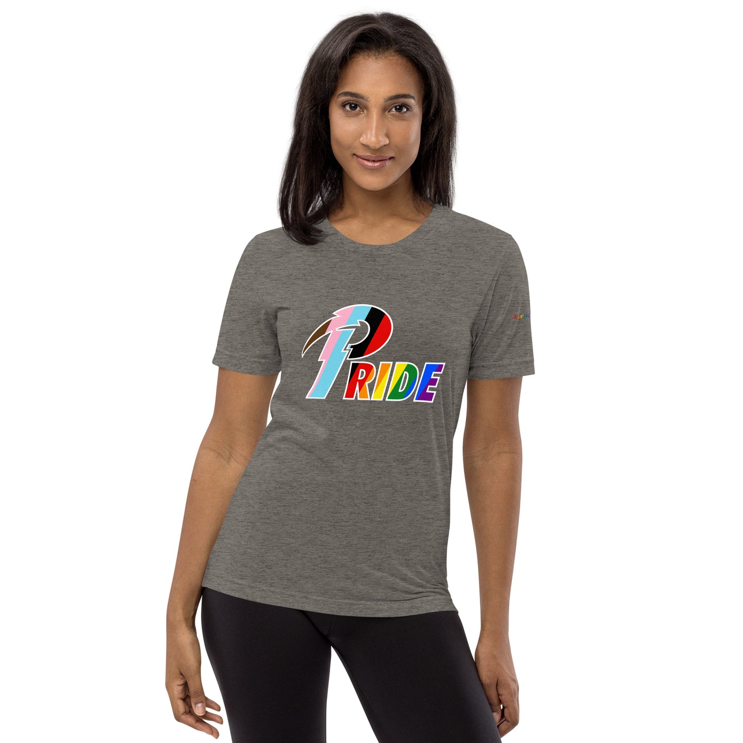 B Pride White Bolt short sleeve t-shirt