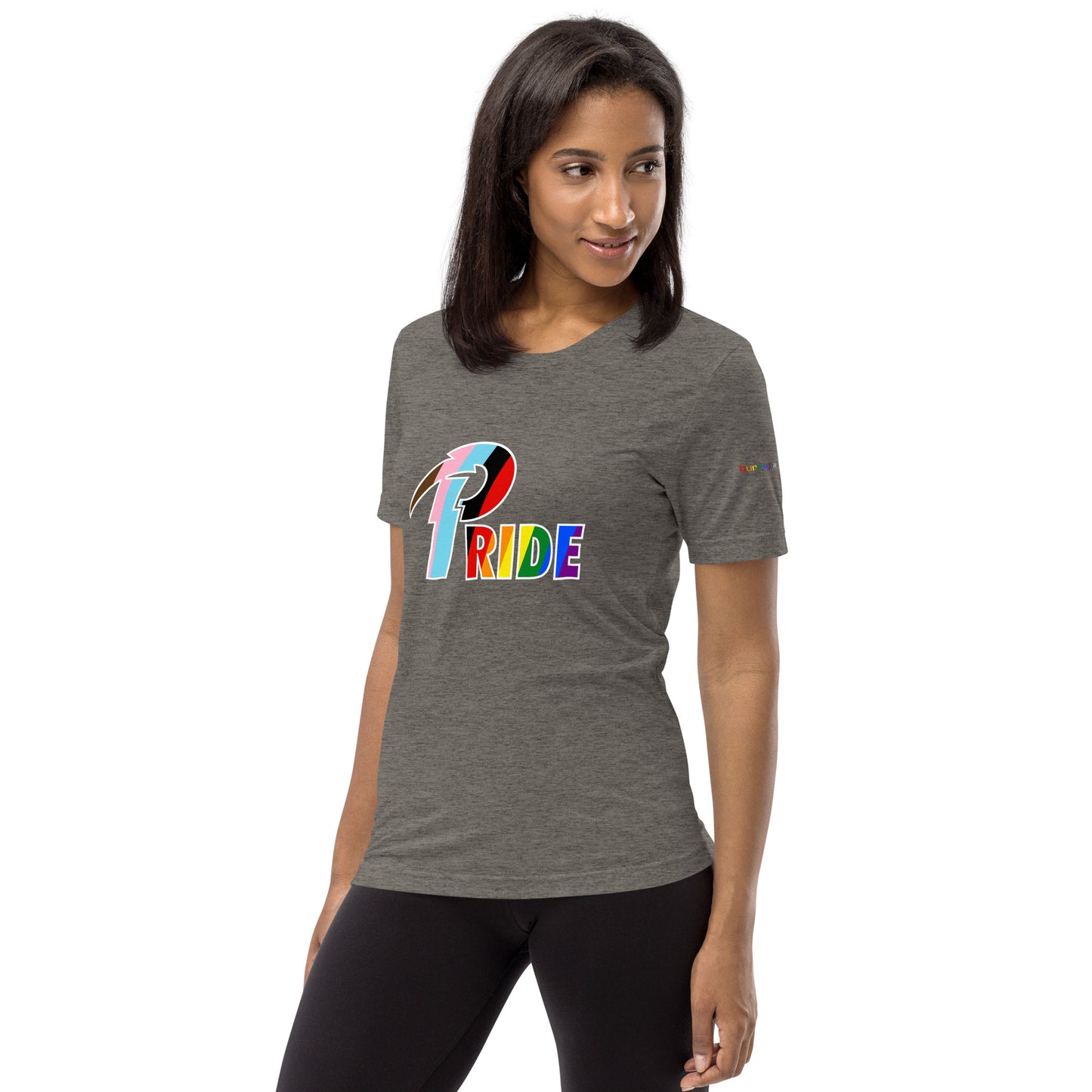 B Pride White Bolt short sleeve t-shirt