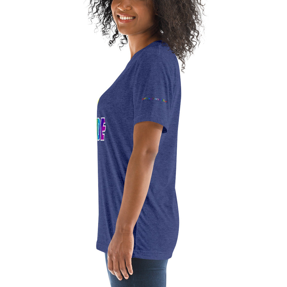 A Pride White Bolt short sleeve t-shirt