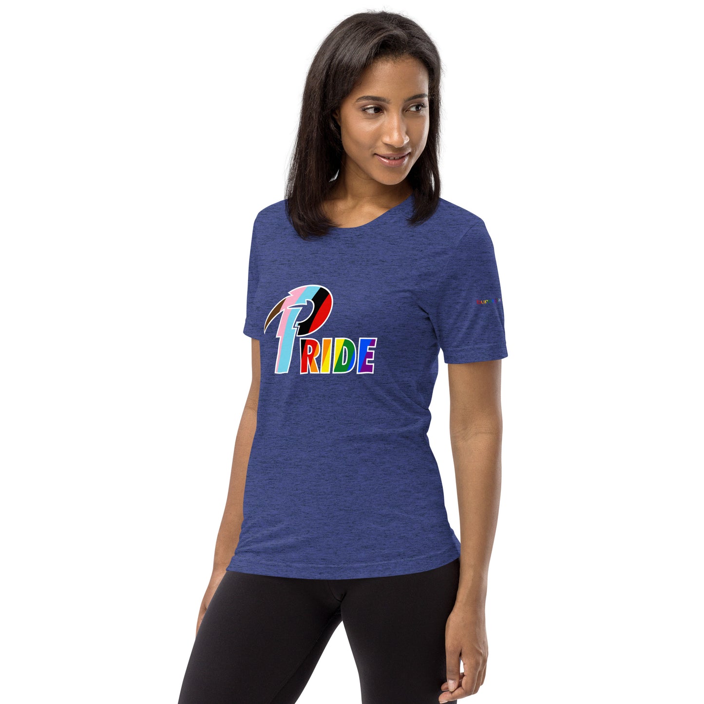 B Pride White Bolt short sleeve t-shirt