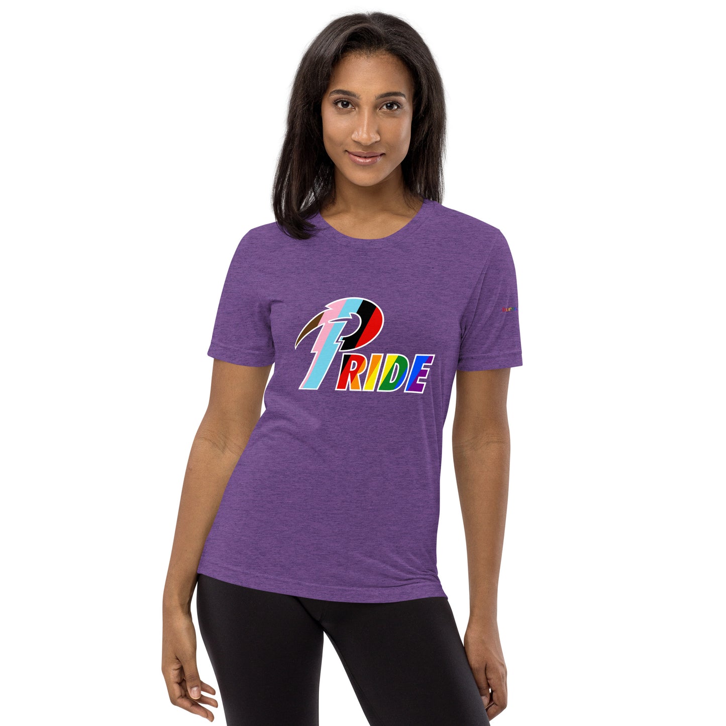 B Pride White Bolt short sleeve t-shirt