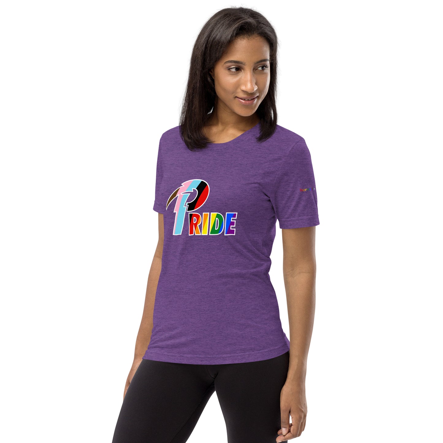 B Pride White Bolt short sleeve t-shirt