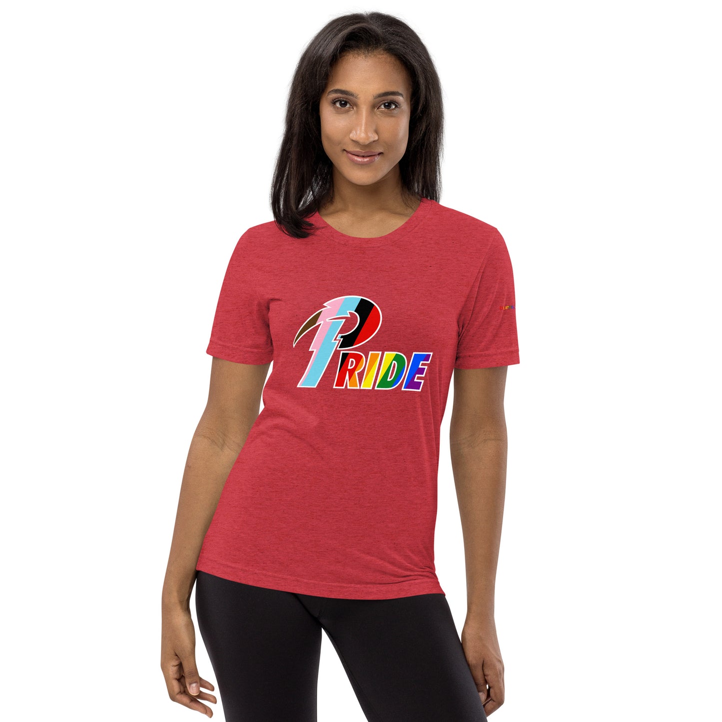 B Pride White Bolt short sleeve t-shirt
