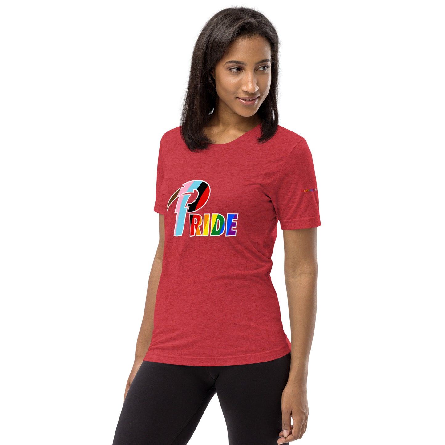 B Pride White Bolt short sleeve t-shirt