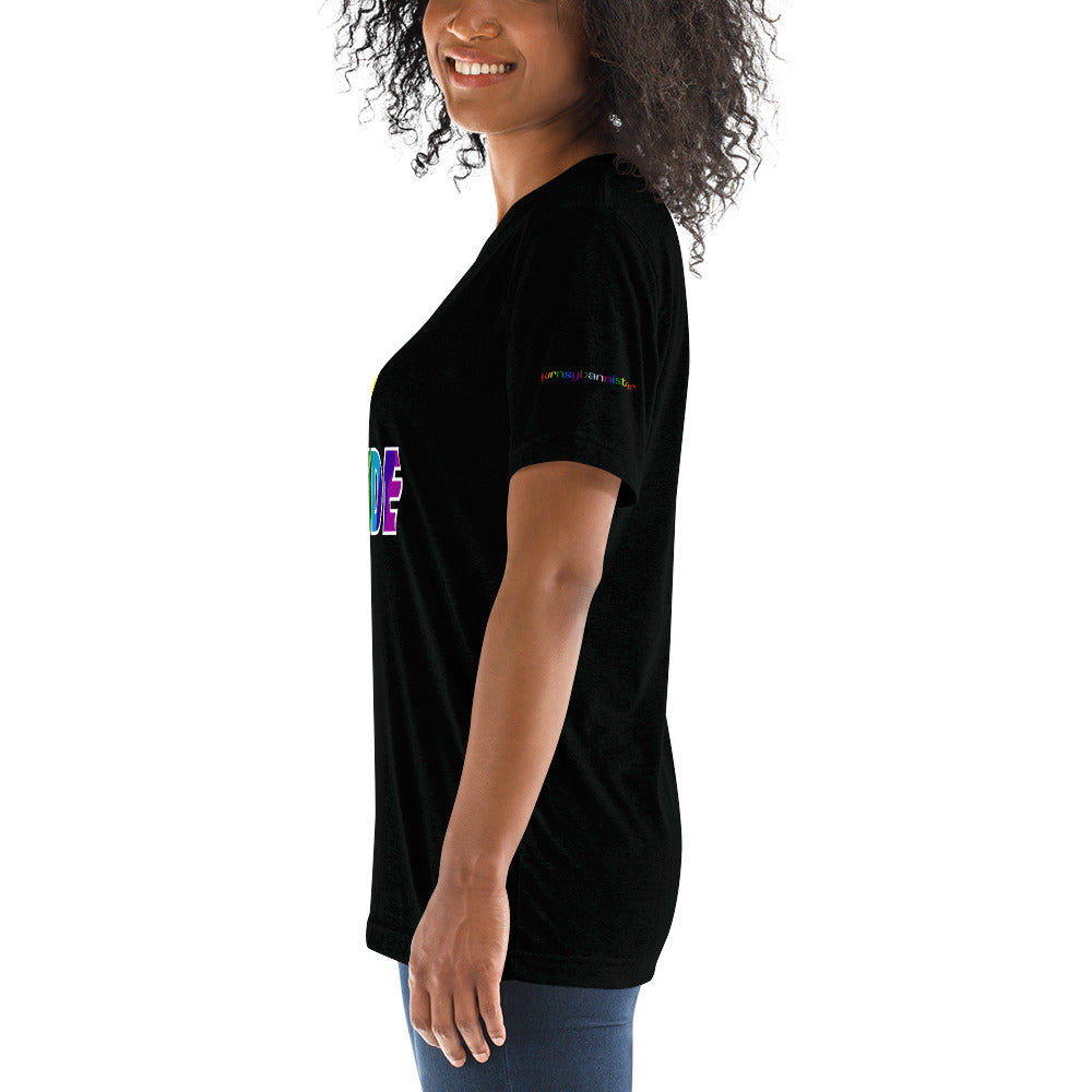 A Pride White Bolt short sleeve t-shirt