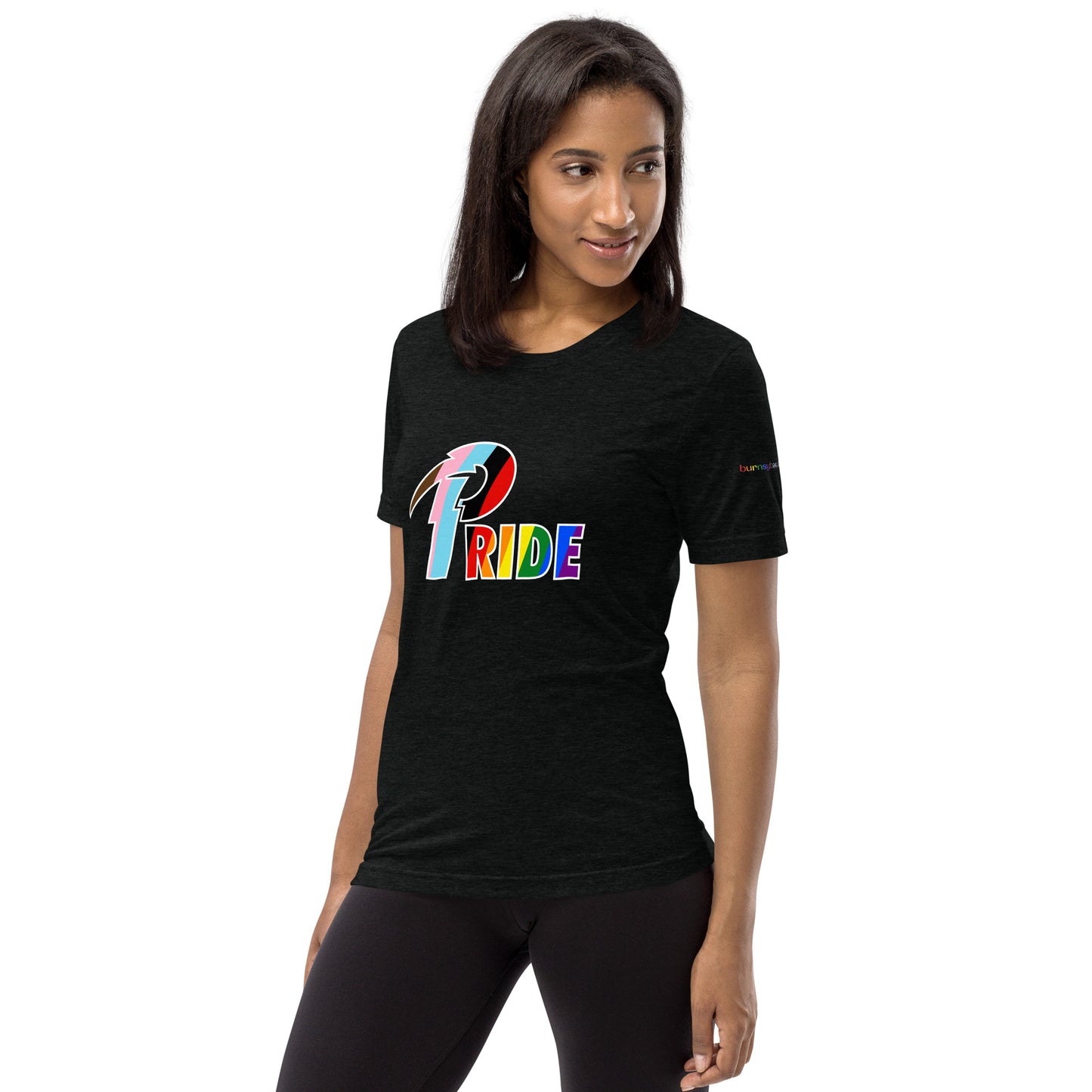B Pride White Bolt short sleeve t-shirt