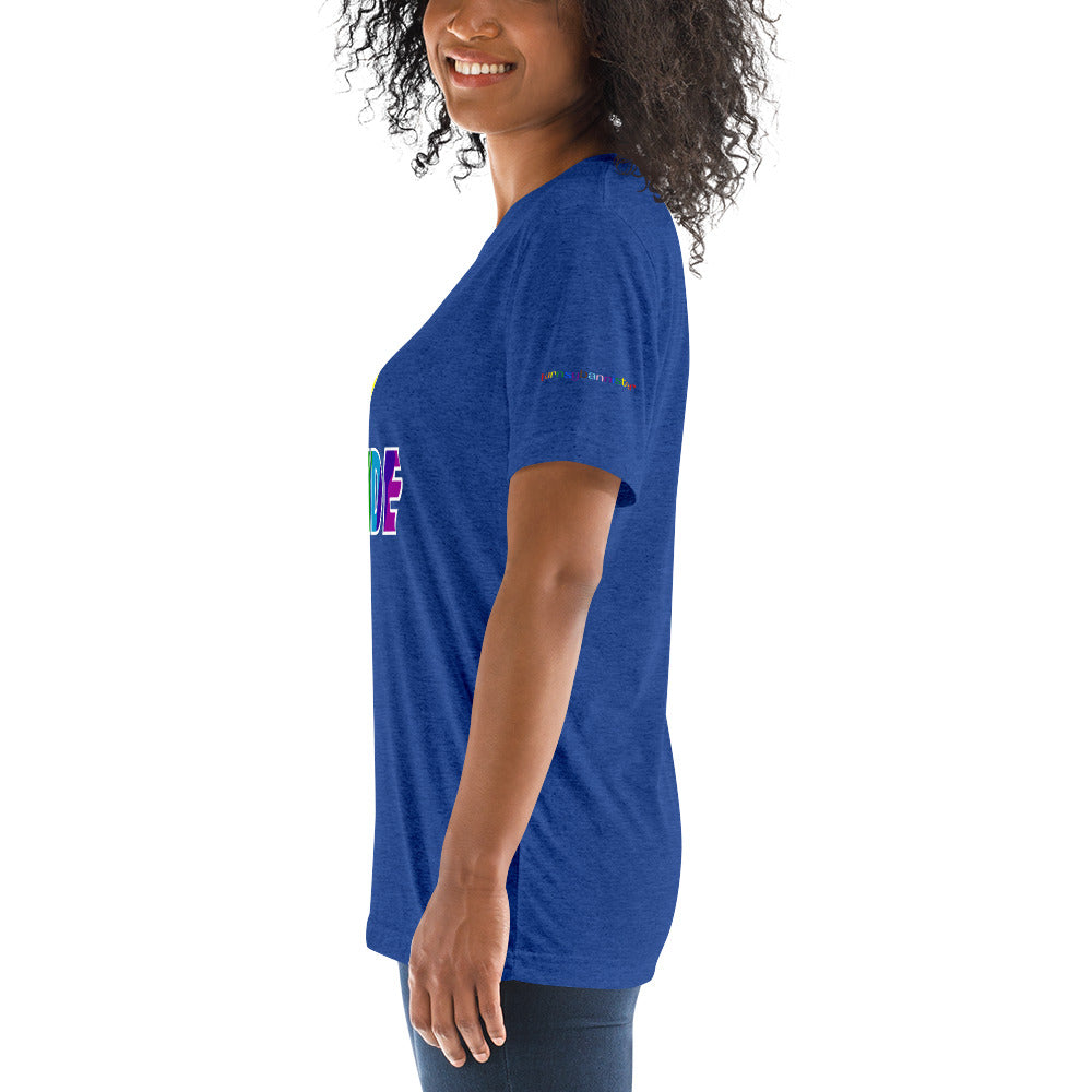 A Pride White Bolt short sleeve t-shirt