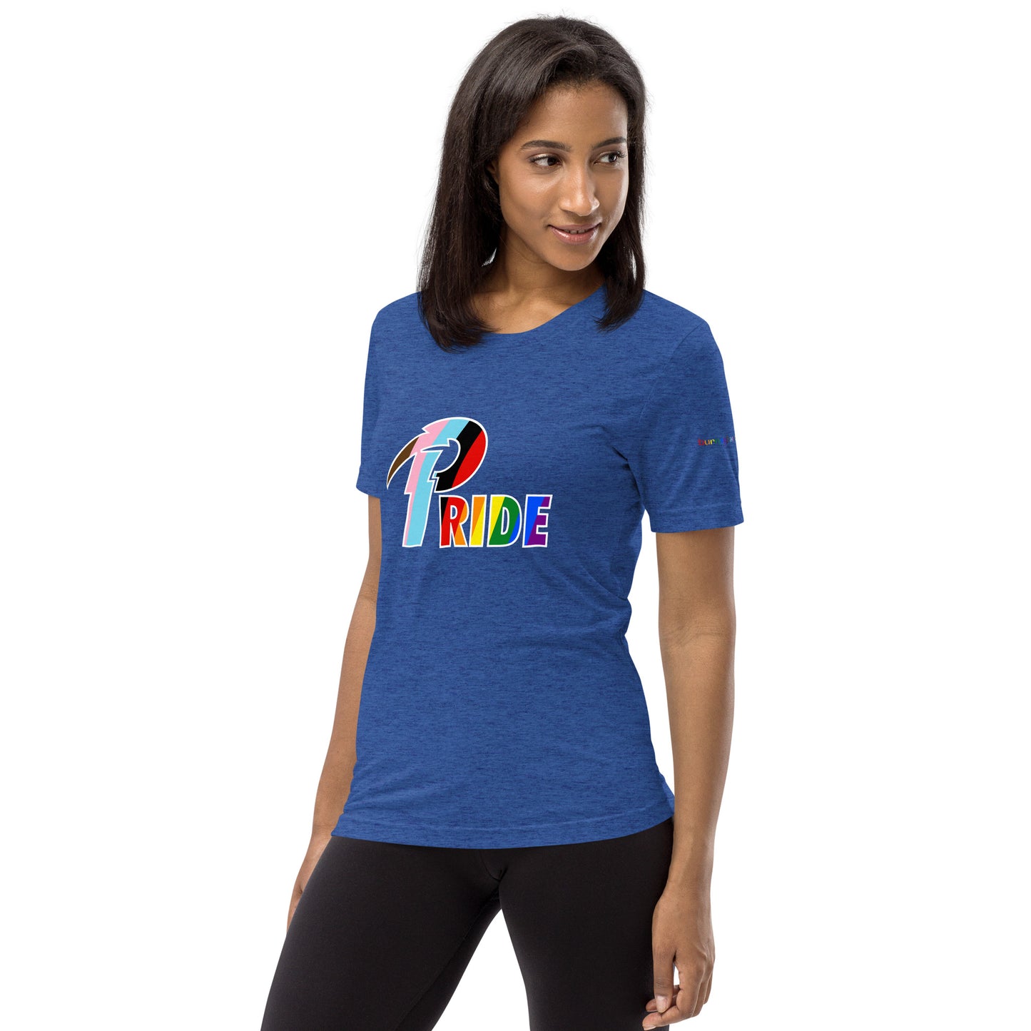 B Pride White Bolt short sleeve t-shirt
