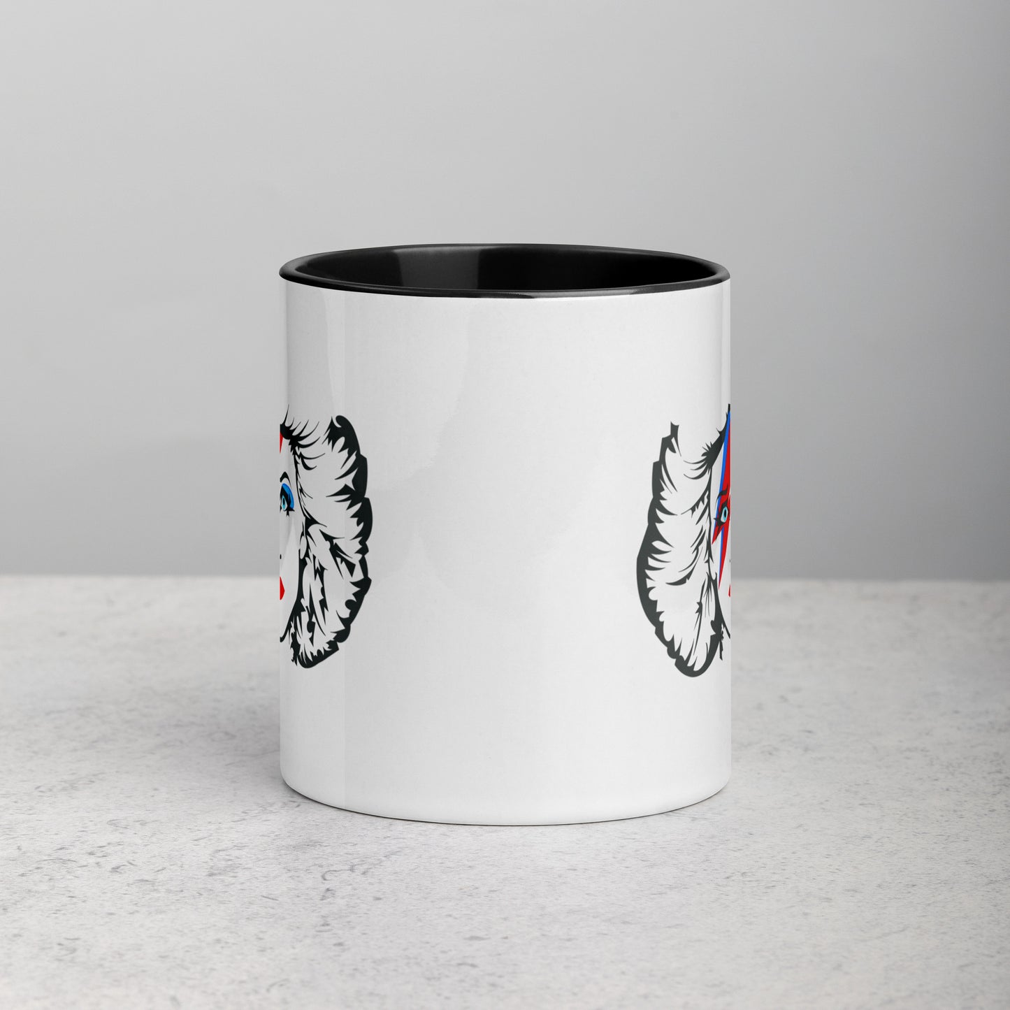 Hedwig Moonage Daydream mug with color inside