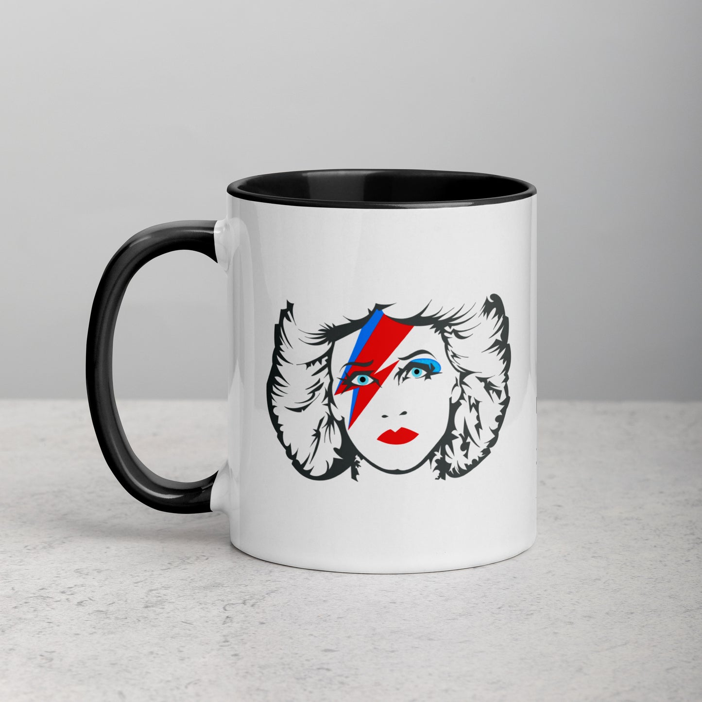 Hedwig Moonage Daydream mug with color inside