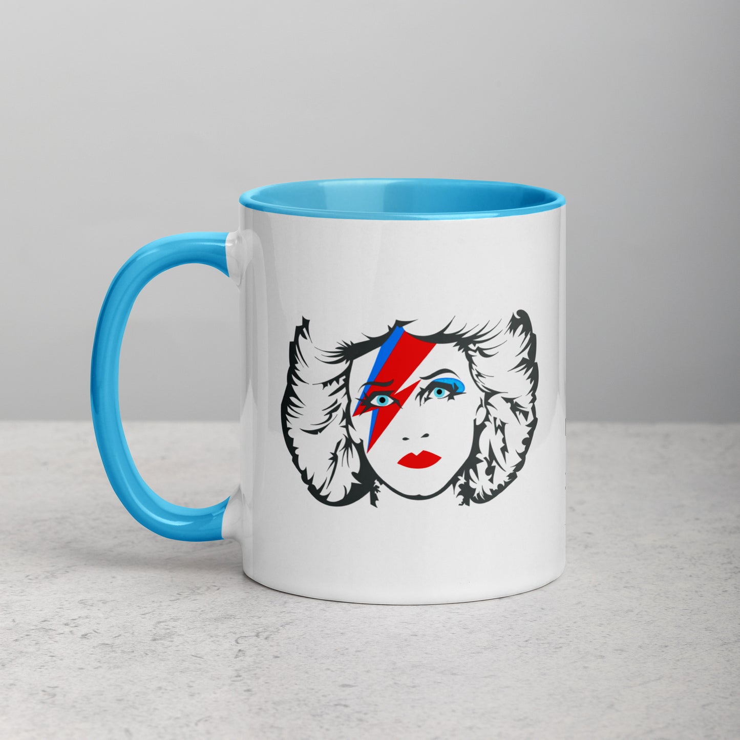 Hedwig Moonage Daydream mug with color inside