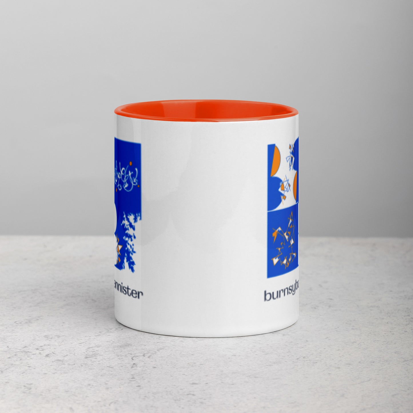 burnsybannister mug - orange