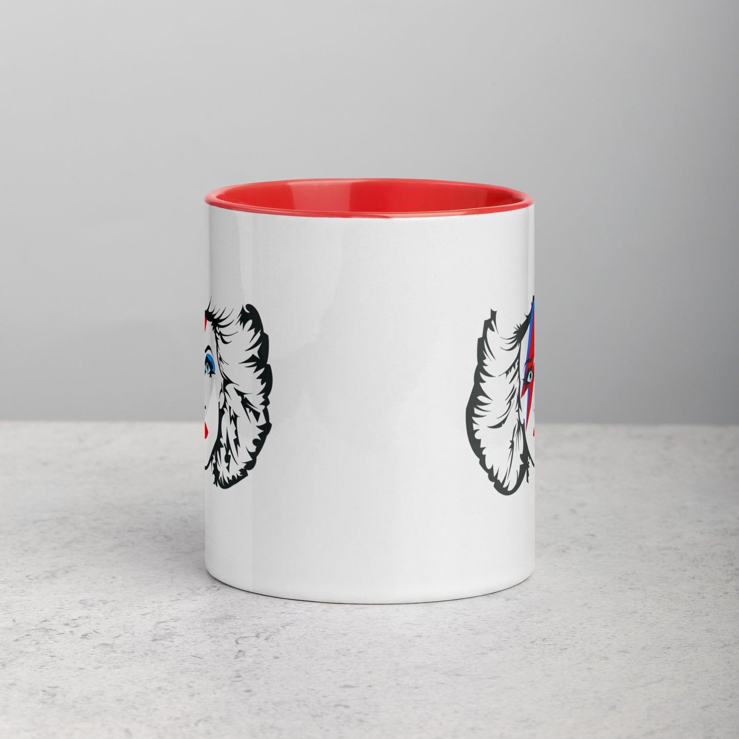 Hedwig Moonage Daydream mug with color inside