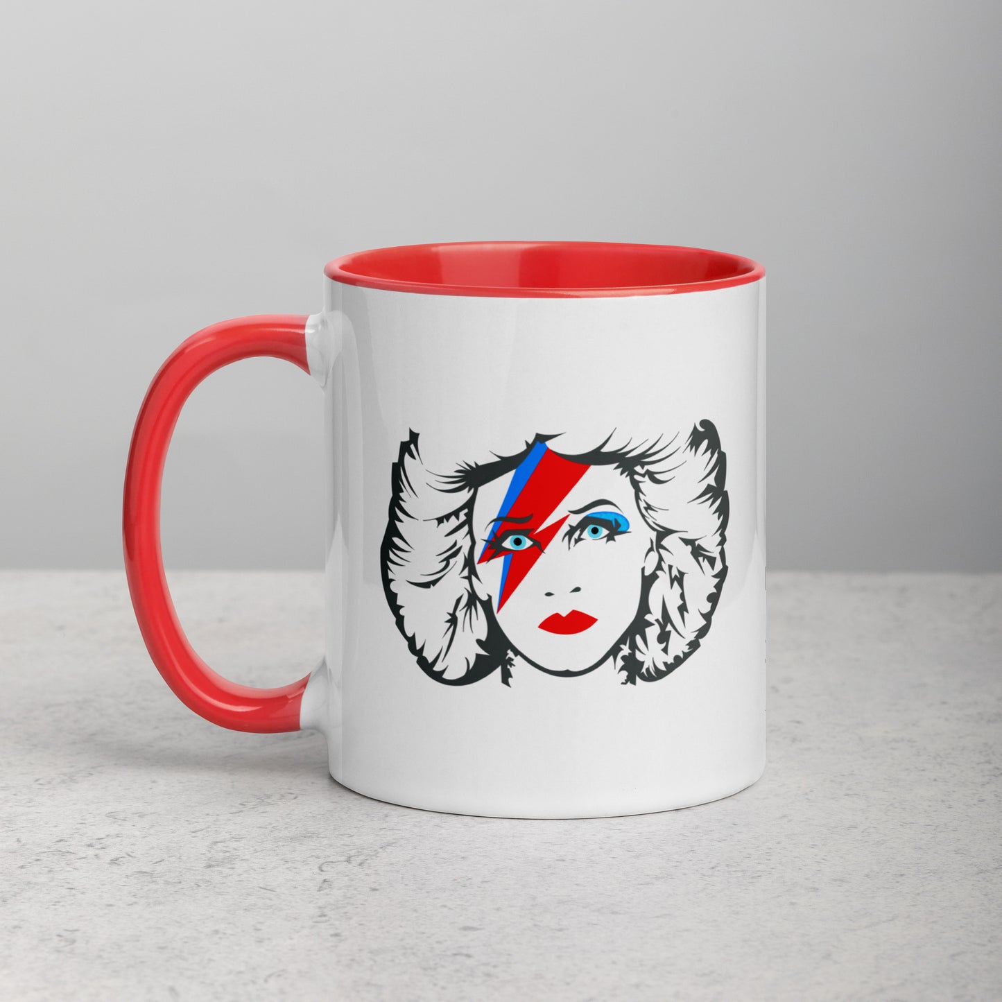 Hedwig Moonage Daydream mug with color inside