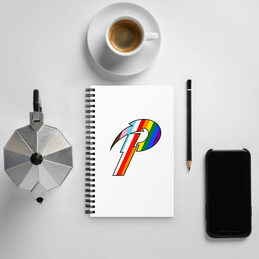 B Pride spiral notebook
